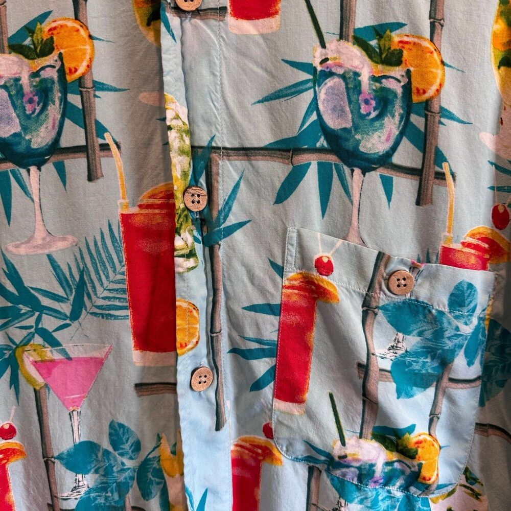 Junction west men's Hawaiian button up - Picture 5 of 7